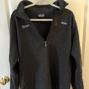 Patagonia Men’s Better Sweater 1/4 Zip Fleece – Black/Charcoal